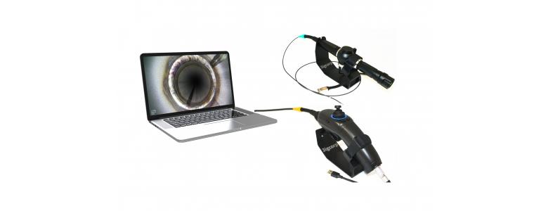 Wideoendoskop podłączony do komputera